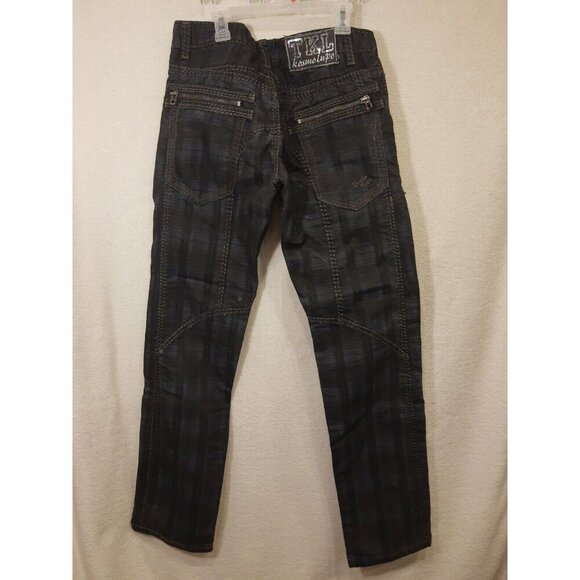 TKL Kosmo Lupo Mens Jeans Clubwear Black Sizes 30 - Picture 7 of 16